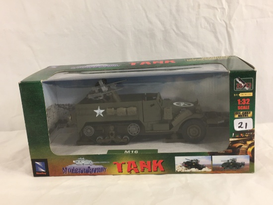 NIB Collector NewRay Modern Armor Tank M16 Scale 1/32 Die-Cast Metal  - See Pictures