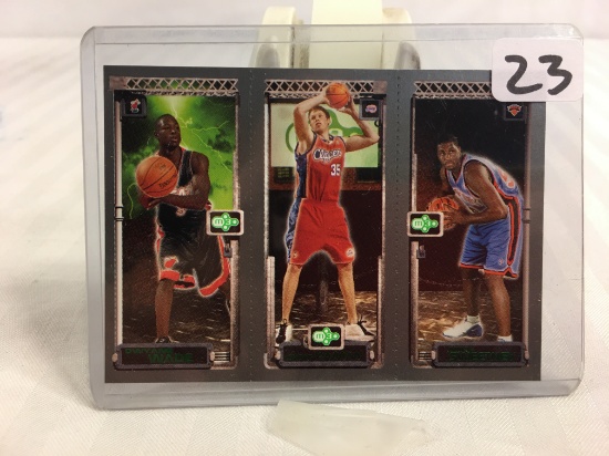 Collector 2004 Topps NBA Basketball Mike Sweetney N9 Chris Kaman N6 & Dwayne Wade N5 Card