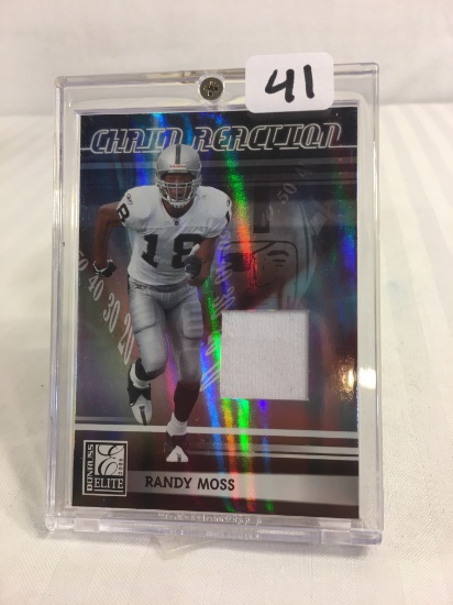 Collector 2006 Donruss Playoff Randy Moss Raiders CR-10 39/299 Chain Reaction Football Sport Card