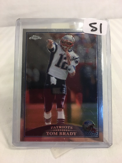 2009 Topps Chrome #TC70 Tom Brady New England Patriots NFL Football Sport Trading Card