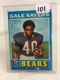 Collector Vintage 1971 Topps GALE SAYERS Bears #150 N.F.C.  Football Sport Trading Card
