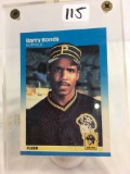 Collector Vintage 1987 Fleer Baseball #604 Barry Bonds Rookie  Sport Baseball Trading Card