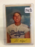 Collector Vintage 1954 Bowman Gil Hodges Card #138 Brooklyn Dodgers NY Mets Baseball Card
