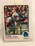 Collector Vintage 1973 Topps Baseball, #300 Steve Carlton, Philadelphia Phillies Sport Baseball Card