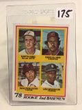 Collector Vintage 1978 Topps #704 Lou Whitaker/Iorg/Oliver ROOKIE 2nd BASEMEN Sport Card