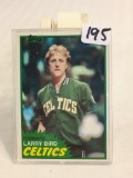 Collector LARRY BIRD 1981 Topps VINTAGE BOSTON CELTICS CARD Basketball NBA Card