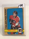 Collector Vintage 1971-72 TCG NHL Hockey Sport Trading Card Bobby Clarke Philadelphia Flyers