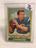 Collector Vintage 1974 TOPPS FOOTBALL #150 JOHN JOHNNY UNITAS, SAN DIEGO CHARGERS Sport Card