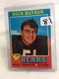 Collector Vintage 1971 TOPPS #25 DICK BUTKUS CHICAGO BEARS VINTAGE FOOTBALL Sport CARD