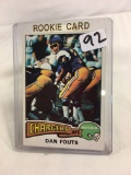 Collector Vintage 1975 TOPPS FOOTBALL DAN FOUTS ROOKIE CARD #367 Football Sport Trading Card