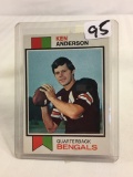 Collector Vintage 1973 Topps Football Ken Anderson #34 Bengals Quarterback Rookie Sport Card