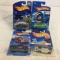 Lot of 4 Pieces Collector New in Package Hot wheels 1/64 Scale Die-cast Metal & Plastic Parts