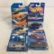 Lot of 4 Pieces Collector New in Package Hot wheels 1/64 Scale Die-cast Metal & Plastic Parts