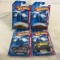 Lot of 4 Pieces Collector New in Package Hot wheels 1/64 Scale Die-cast Metal & Plastic Parts