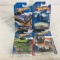 Lot of 4 Pieces Collector New in Package Hot wheels 1/64 Scale Die-cast Metal & Plastic Parts