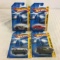 Lot of 4 Pieces Collector New in Package Hot wheels 1/64 Scale Die-cast Metal & Plastic Parts