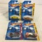 Lot of 4 Pieces Collector New in Package Hot wheels 1/64 Scale Die-cast Metal & Plastic Parts