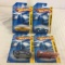 Lot of 4 Pieces Collector New in Package Hot wheels 1/64 Scale Die-cast Metal & Plastic Parts