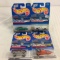 Lot of 4 Pieces Collector New in Package Hot wheels 1/64 Scale Die-cast Metal & Plastic Parts