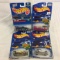 Lot of 4 Pieces Collector New in Package Hot wheels 1/64 Scale Die-cast Metal & Plastic Parts