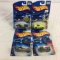 Lot of 4 Pieces Collector New in Package Hot wheels 1/64 Scale Die-cast Metal & Plastic Parts