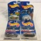 Lot of 4 Pieces Collector New in Package Hot wheels 1/64 Scale Die-cast Metal & Plastic Parts