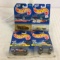 Lot of 4 Pieces Collector New in Package Hot wheels 1/64 Scale Die-cast Metal & Plastic Parts