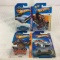 Lot of 4 Pieces Collector New in Package Hot wheels 1/64 Scale Die-cast Metal & Plastic Parts