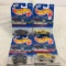 Lot of 4 Pieces Collector New in Package Hot wheels 1/64 Scale Die-cast Metal & Plastic Parts