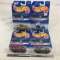 Lot of 4 Pieces Collector New in Package Hot wheels 1/64 Scale Die-cast Metal & Plastic Parts