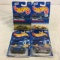 Lot of 4 Pieces Collector New in Package Hot wheels 1/64 Scale Die-cast Metal & Plastic Parts