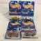 Lot of 4 Pieces Collector New in Package Hot wheels 1/64 Scale Die-cast Metal & Plastic Parts