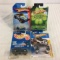 Lot of 4 Pieces Collector New in Package Hot wheels 1/64 Scale Die-cast Metal & Plastic Parts