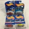 Lot of 4 Pieces Collector New in Package Hot wheels 1/64 Scale Die-cast Metal & Plastic Parts