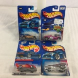 Lot of 4 Pieces Collector New in Package Hot wheels 1/64 Scale Die-cast Metal & Plastic Parts