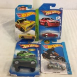 Lot of 4 Pieces Collector New in Package Hot wheels 1/64 Scale Die-cast Metal & Plastic Parts