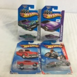 Lot of 4 Pieces Collector New in Package Hot wheels 1/64 Scale Die-cast Metal & Plastic Parts