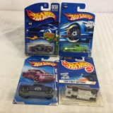 Lot of 4 Pieces Collector New in Package Hot wheels 1/64 Scale Die-cast Metal & Plastic Parts