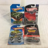 Lot of 4 Pieces Collector New in Package Hot wheels 1/64 Scale Die-cast Metal & Plastic Parts