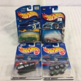 Lot of 4 Pieces Collector New in Package Hot wheels 1/64 Scale Die-cast Metal & Plastic Parts