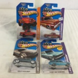 Lot of 4 Pieces Collector New in Package Hot wheels 1/64 Scale Die-cast Metal & Plastic Parts