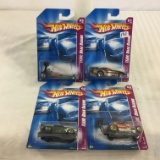 Lot of 4 Pieces Collector New in Package Hot wheels 1/64 Scale Die-cast Metal & Plastic Parts