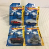 Lot of 4 Pieces Collector New in Package Hot wheels 1/64 Scale Die-cast Metal & Plastic Parts