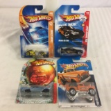 Lot of 4 Pieces Collector New in Package Hot wheels 1/64 Scale Die-cast Metal & Plastic Parts