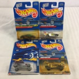 Lot of 4 Pieces Collector New in Package Hot wheels 1/64 Scale Die-cast Metal & Plastic Parts