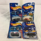 Lot of 4 Pieces Collector New in Package Hot wheels 1/64 Scale Die-cast Metal & Plastic Parts