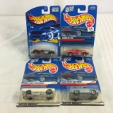 Lot of 4 Pieces Collector New in Package Hot wheels 1/64 Scale Die-cast Metal & Plastic Parts