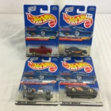 Lot of 4 Pieces Collector New in Package Hot wheels 1/64 Scale Die-cast Metal & Plastic Parts