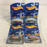 Lot of 4 Pieces Collector New in Package Hot wheels 1/64 Scale Die-cast Metal & Plastic Parts