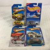 Lot of 4 Pieces Collector New in Package Hot wheels 1/64 Scale Die-cast Metal & Plastic Parts